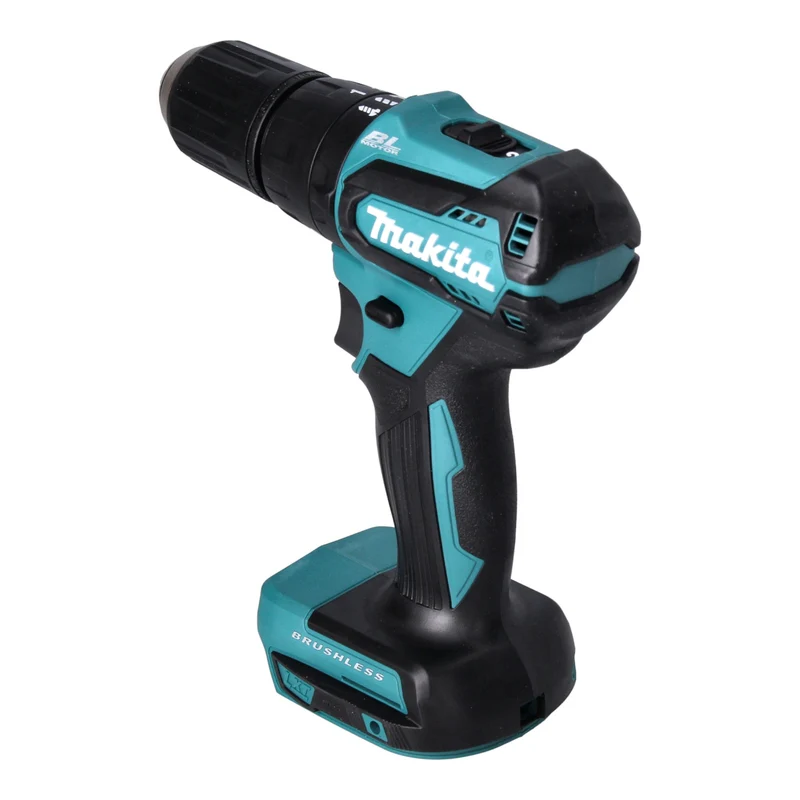 Makita DHP 483 RME Akku Schlagbohrschrauber 18 V 40 Nm Brushless + 2x Akku 4,0 Ah + Ladegerät + Koffer
