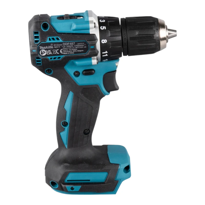 Makita DDF 487 ZE Akku Bohrschrauber 18 V 40 Nm Brushless + Koffer - ohne Akku, ohne Ladegerät