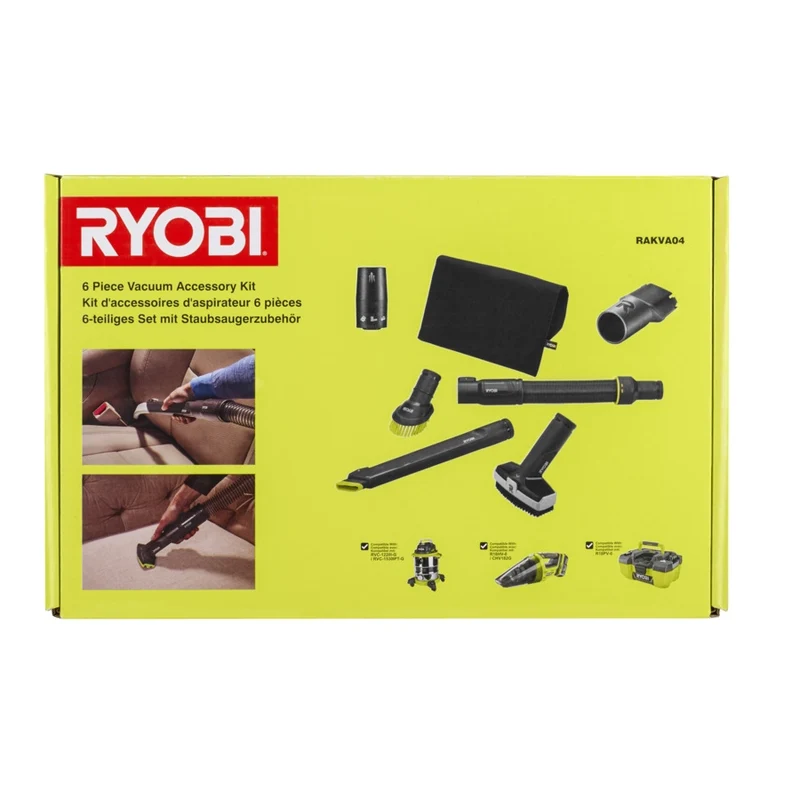 RYOBI RAKVA04 Bodenpflegeset 6 tlg.