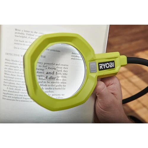 RYOBI RML18-0 Akku-LED-Lupenleuchte ohne Akku/Lader im Karton