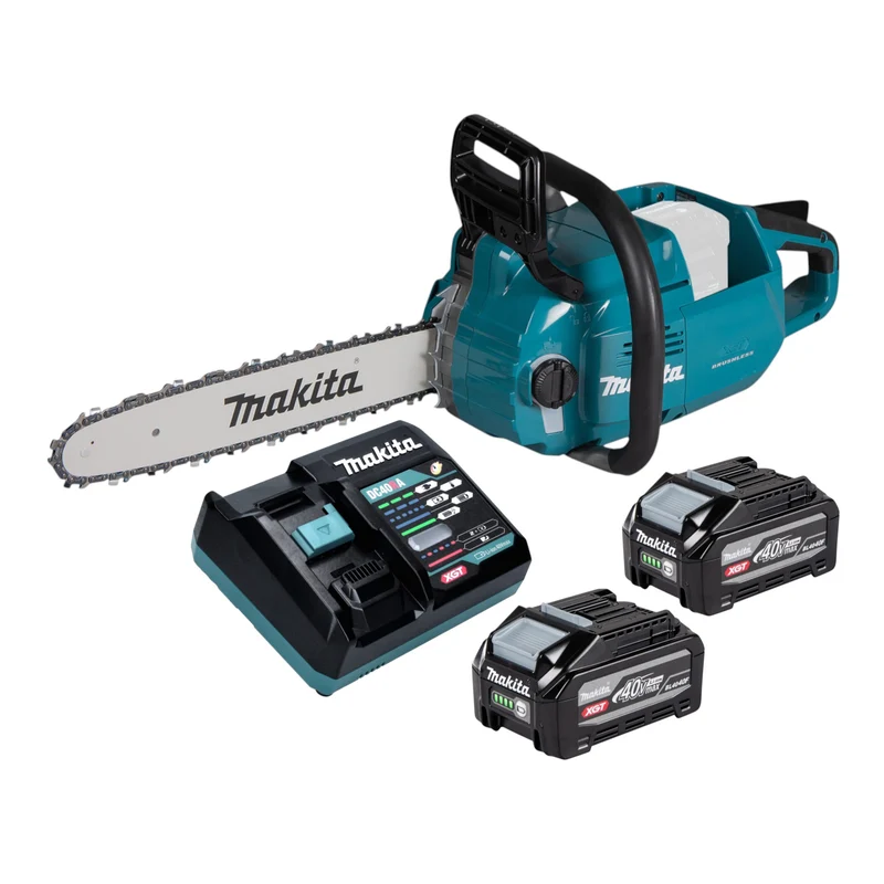 Makita UC 011 GU201 Akku Kettensäge 40 V max. 35 cm Brushless + 2x Akku 4,0 Ah + Ladegerät
