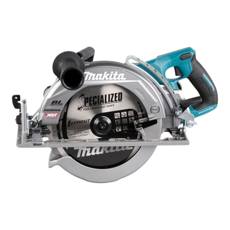 Makita RS 002 GU201 Akku Handkreissäge 40 V max. 260 mm Brushless + 2x Akku 4,0 Ah + Ladegerät