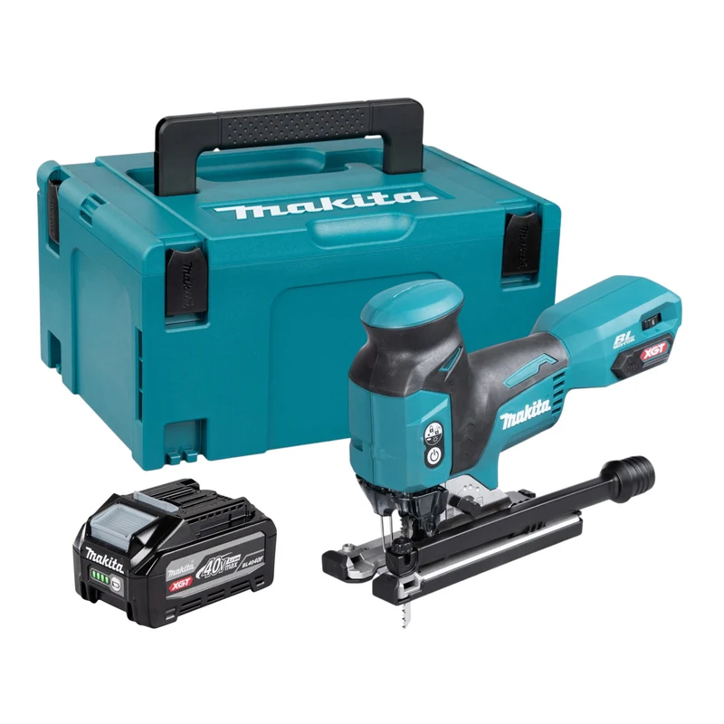 Makita JV 001 GU101 Akku Stichsäge 40 V max. 135 mm Brushless + 1x Akku 4,0 Ah + Makpac - ohne Ladegerät