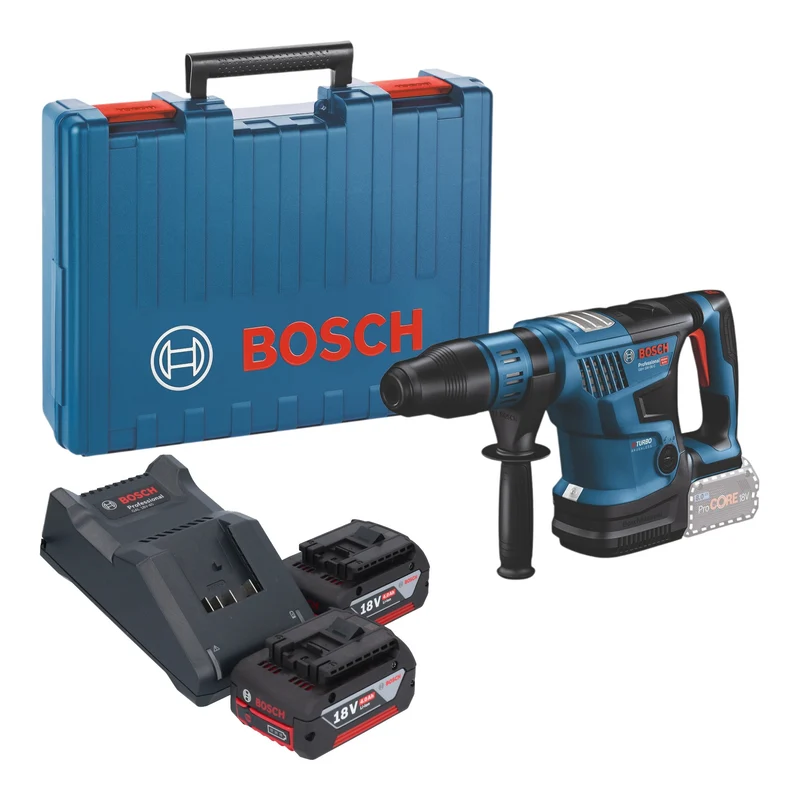 Bosch GBH 18V-36 C Professional Akku Bohrhammer 18 V 7 J SDS max Brushless + 2x Akku 4,0 Ah + Ladegerät + Koffer