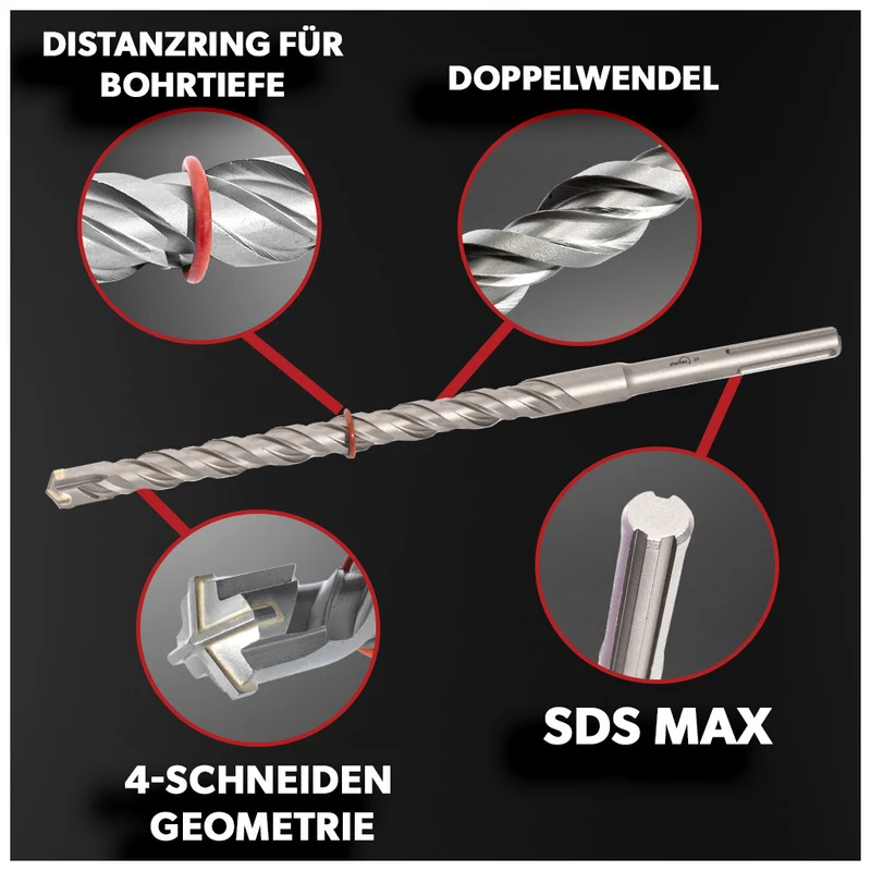 Siwitec SDS-plus Bohrer- und Meißelset 17-teilig