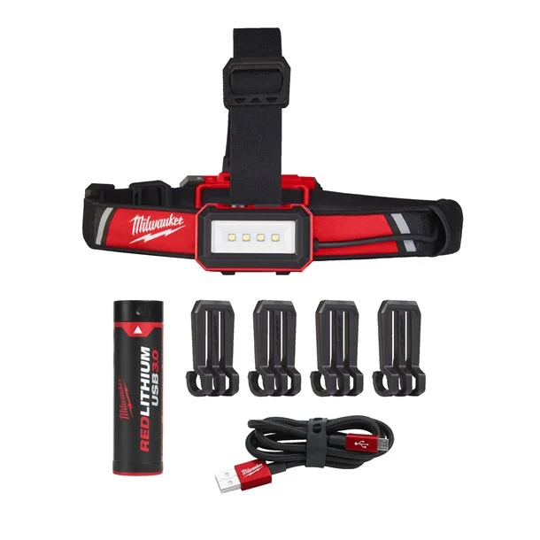 Milwaukee USB-Akku-Stirnlampe L4HLRP-301