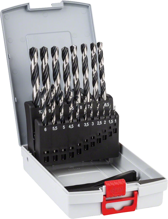 Bosch PointTeQ HSS-Metallbohrer Set (in ProBox Ø 1-10 mm 19 tlg.)
