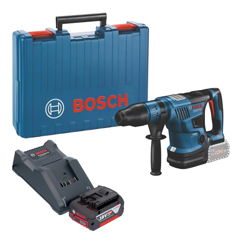 Bosch GBH 18V-36 C Professional Akku Bohrhammer 18 V 7 J SDS max Brushless + 1x Akku 4,0 Ah + Ladegerät + Koffer