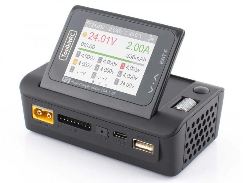 ToolkitRC M9 Ladegerät – DC Multifunktions-Ladegerät mit bis zu 600 W