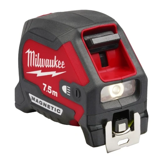 Milwaukee LED-Bandmaß 7.5 m 100 Lumen magnetisch