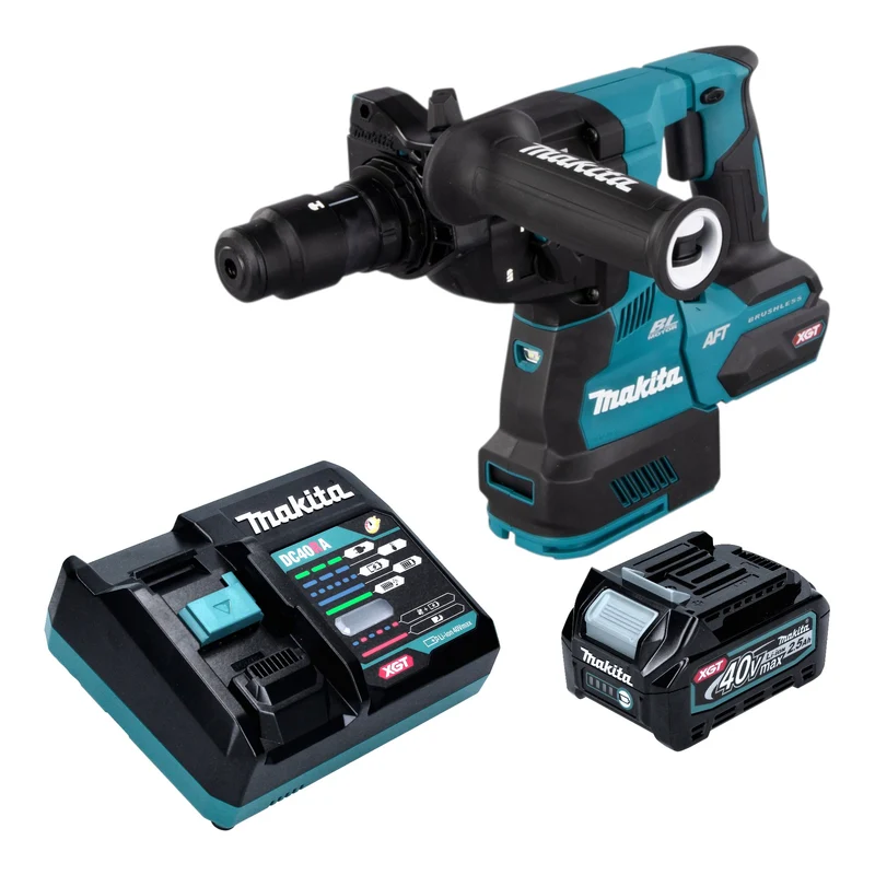 Makita HR 002 GD101 Akku Bohrhammer 40 V max. 2,9 J SDS plus Brushless + 1x Akku 2,5 Ah + Ladegerät