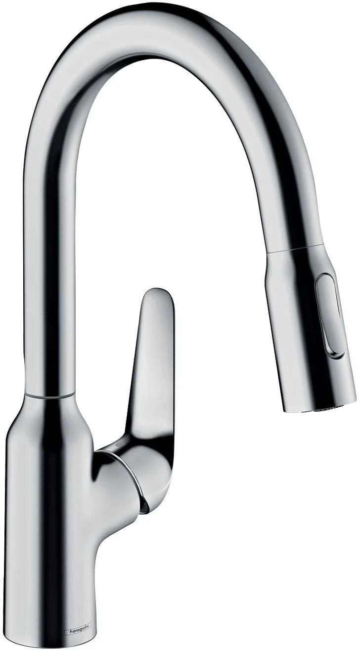 HANSGROHE Focus M42 ComfortZone 180 Einhebel-Küchenmischer Eco 2jet chrom