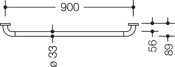 HEWI Haltegriff Ser 801 d:33