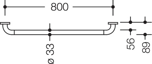 HEWI Haltegriff Ser 801 d:33