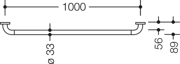HEWI Haltegriff Ser 801 d:33