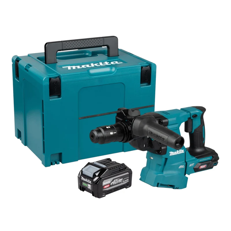 Makita HR 012 GU101 Akku Kombihammer 40 V max. 3,3 J SDS plus Brushless + 1x Akku 4,0 Ah + Makpac - ohne Ladegerät