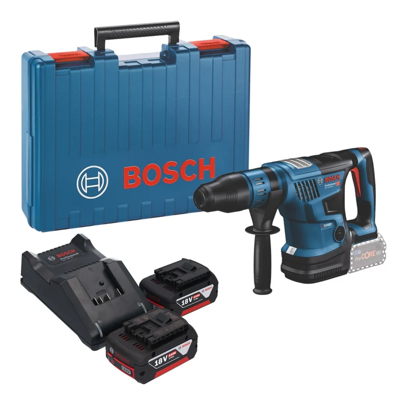 Bosch GBH 18V-36 C Professional Akku Bohrhammer 18 V 7 J SDS max Brushless + 2x Akku 5,0 Ah + Ladegerät + Koffer