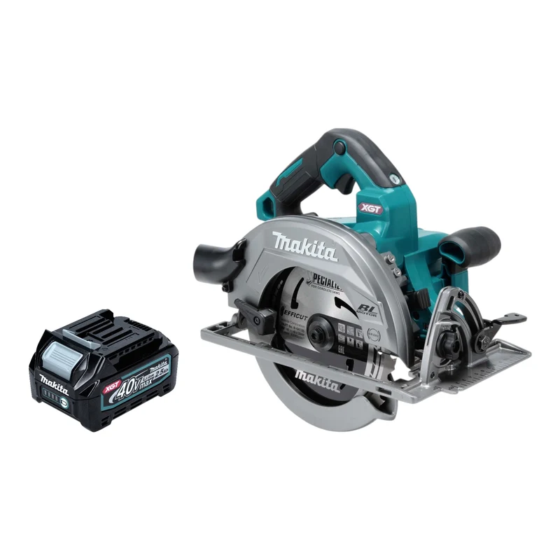Makita HS 003 GD1 Akku Handkreissäge 40 V max. 190 mm Brushless + 1x Akku 2,5 Ah - ohne Ladegerät