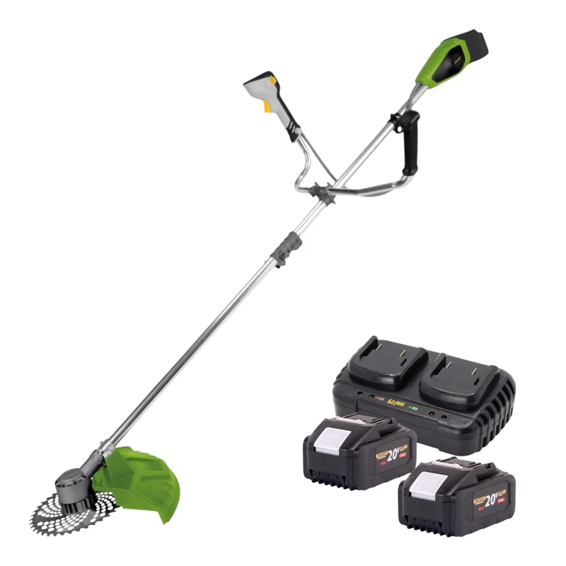 Procraft PTA-41-BB Akku Freischneider 40 V ( 2x 20 V ) 420 mm Brushless + 2x Akku 8,0 Ah + Ladegerät