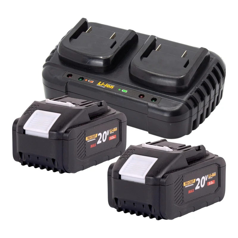 Procraft PTA-41-BB Akku Freischneider 40 V ( 2x 20 V ) 420 mm Brushless + 2x Akku 8,0 Ah + Ladegerät