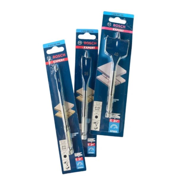 Bosch EXPERT SelfCut Speed Flachfräsbohrer 1/4" Ø 6 - 40 x 152 mm