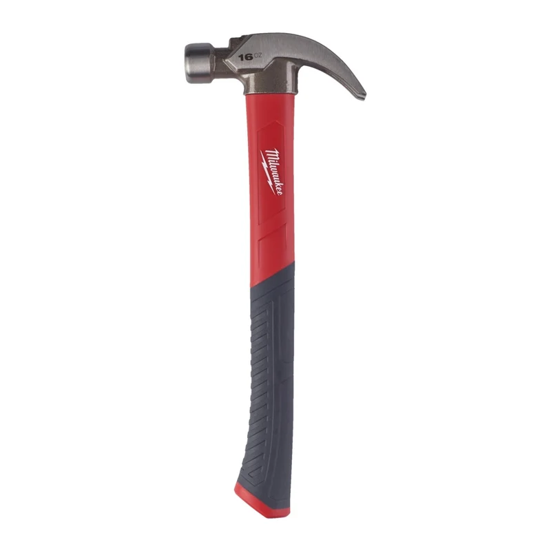 Milwaukee Klauenhammer Fiberglas gekröpft 450g 16oz / 570g 20oz