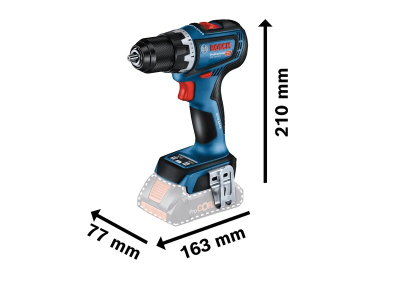 Bosch Akku-Bohrschrauber GSR 18V-90 C mit L-BOXX