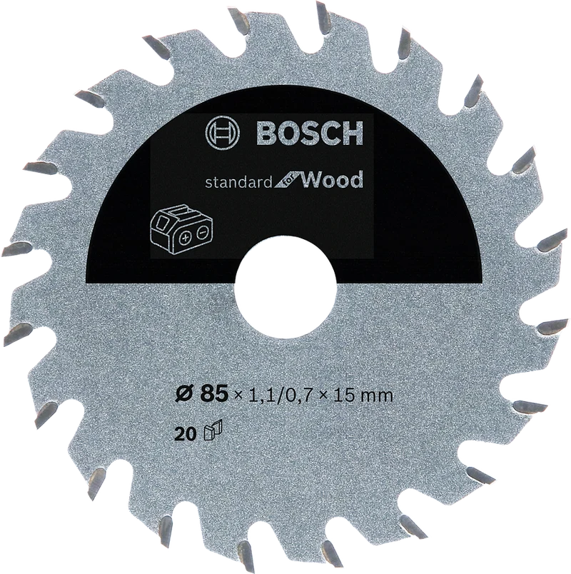 Bosch PRO Kreissägeblatt Wood cordless 85 x 1,1 x 15 mm