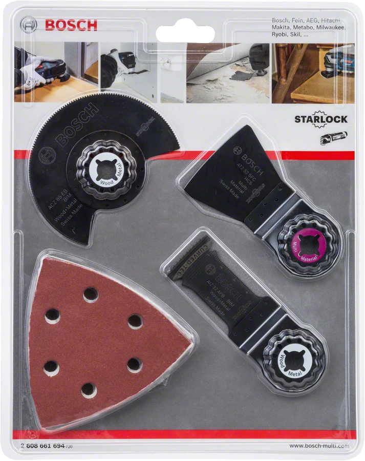 Bosch Universal-Set, 13-teilig, für Multi-Cutter, Wood and Paint
