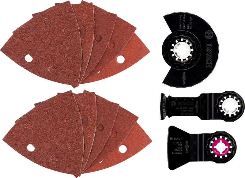 Bosch Universal-Set, 13-teilig, für Multi-Cutter, Wood and Paint