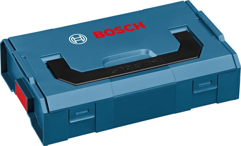 Bosch PRO L-BOXX Mini (Farbe: blau, als Lunchbox verwendbar, inkl. Trennwände, Stapelbar)