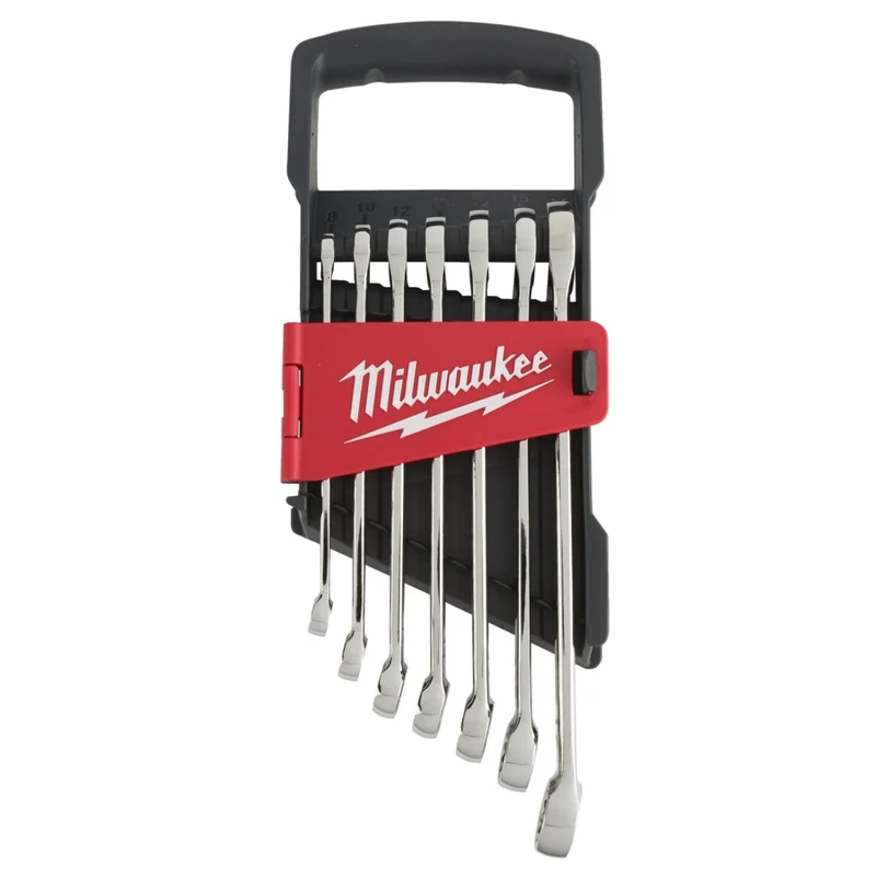 Milwaukee MAX BITE Ringmaulschlüsselsatz metrisch 7 tlg.
