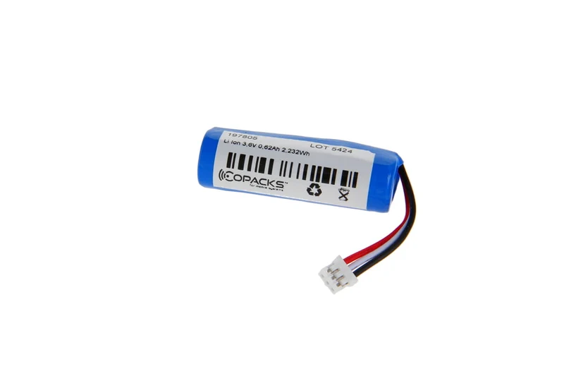 AccuCell 3,6 Volt Lithium Ionen Akku für Notbeleuchtung, passend für EATON BLESSING EATON Flexitech ED Version, ChrystalWay 40071354590 und 40071354591, CrystalWay 19821 1-8h/D, LUM10569, LUM 10568 und AAC7491