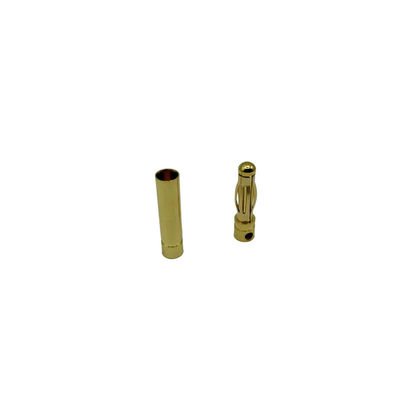 Mylipo 5 Paar 4mm Goldkontaktstecker