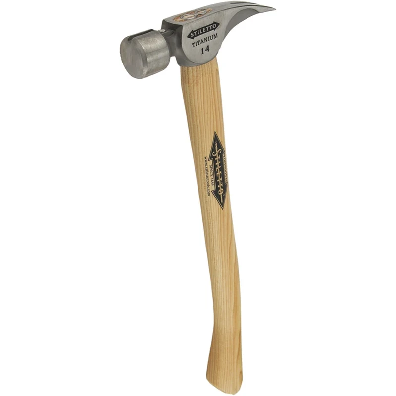 Milwaukee Ti14SC-H18 Stiletto Titanhammer (m. Hickorystiel 457 mm lang und glatt)