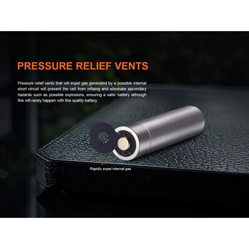 Fenix 18650 Li-Ion-Akku 4000mAh, 3,6V - 3,7V ARB-L18-4000 (Pluspol erhöht, geschützt)