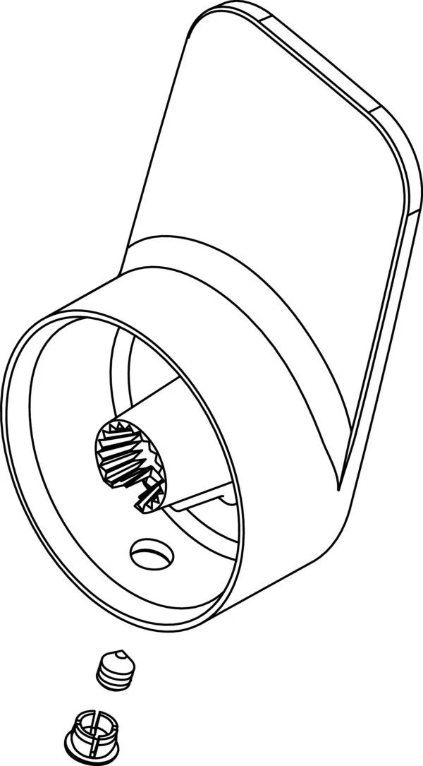 Ideal Standard Griff Tonic II mit Logo, Hebelgriff in Chrom – Ersatzteil für Armaturen