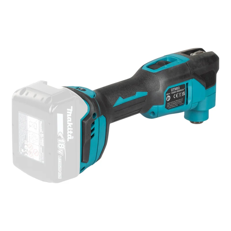 Makita DTM 53 RF Akku Multifunktionswerkzeug 18 V OIS / Starlock Brushless + 2x Akku 3,0 Ah + Ladegerät
