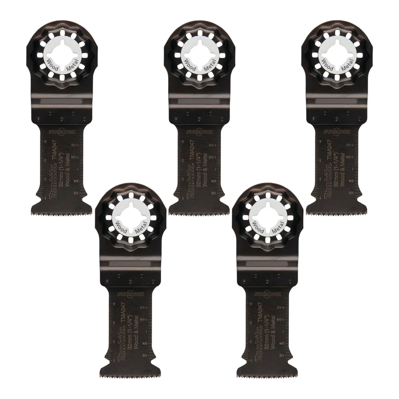 Makita TMA047 Tauchsägeblatt Set 5 tlg. Starlock OIS / Plus / Max ( B-64814-5 ) 32 x 50 mm
