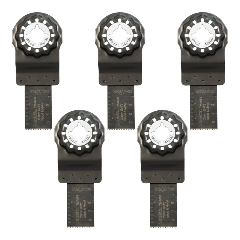 Makita TMA058 Tauchsägeblatt Set 5 tlg. 20 x 30 mm ( B-64923-5 ) Starlock OIS / Plus / Max