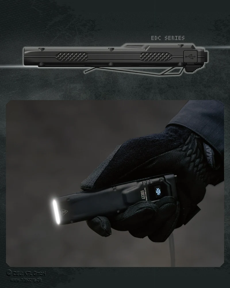 Nitecore LED Taschenlampe EDC27, bis zu 3000 Lumen