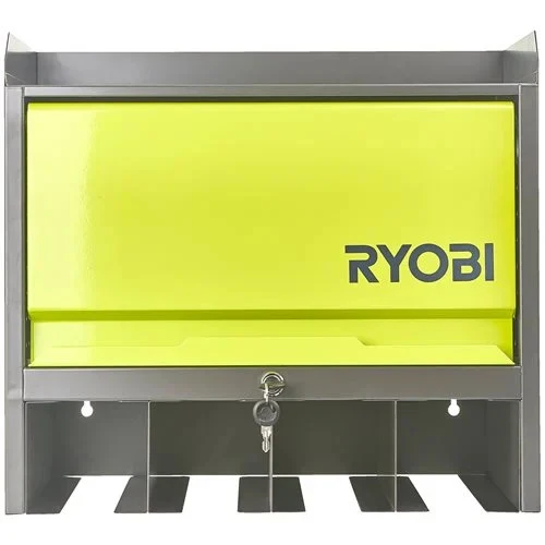 RYOBI Garagen-Wandschrank RHWS-01 (belastbar bis 150 kg, eintürig, 434 x 478 x 282 mm)