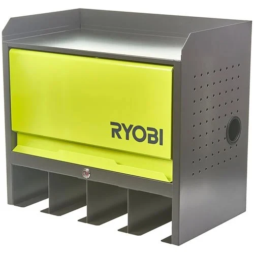 RYOBI Garagen-Wandschrank RHWS-01 (belastbar bis 150 kg, eintürig, 434 x 478 x 282 mm)