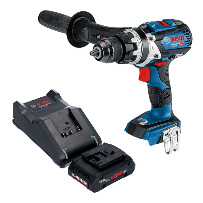 Bosch GSB 18V-110 C Professional Akku Schlagbohrschrauber 18 V 110 Nm Brushless + 1x ProCORE Akku 4,0 Ah + Ladegerät