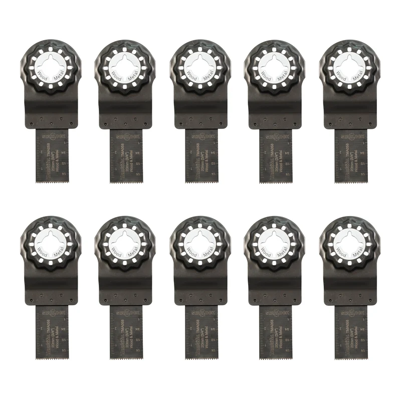 Makita 10x TMA058 Tauchsägeblatt 20 x 30 mm ( 10x B-64923 ) Starlock OIS / Plus / Max