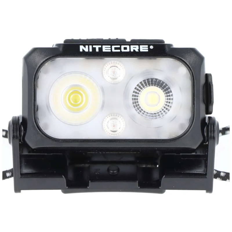 Nitecore NU25UL Stirnlampe, ultra leicht, einfaches Riemen-Kopfband, 3 Lichtquellen, zwei Tasten Bedienung