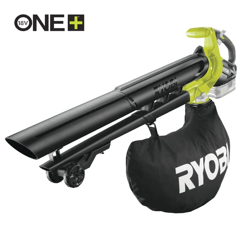 RYOBI OBV18 Brushless Akku-Laubsauger mit 200 km/h ohne Akku/Lader im Karton
