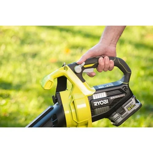 RYOBI OBV18 Brushless Akku-Laubsauger mit 200 km/h ohne Akku/Lader im Karton
