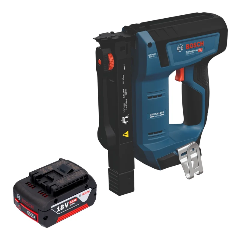 Bosch GTH 18V-14 Akku Holzklammerer 18 V 10,6 x 6 - 14 mm Brushless + 1x Akku 5,0 Ah - ohne Ladegerät