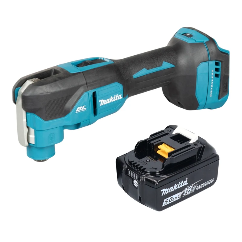 Makita DTM 53 T1 Akku Multifunktionswerkzeug 18 V OIS / Starlock Brushless + 1x Akku 5,0 Ah - ohne Ladegerät
